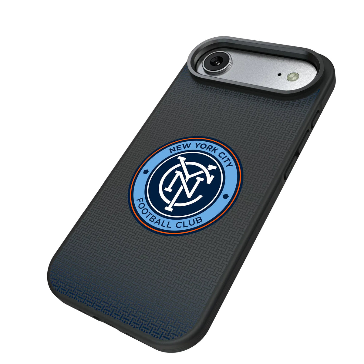 New York City FC Linen iPhone Bump Phone Case for Apple iPhone - Isometric View#Device_iPhone Air