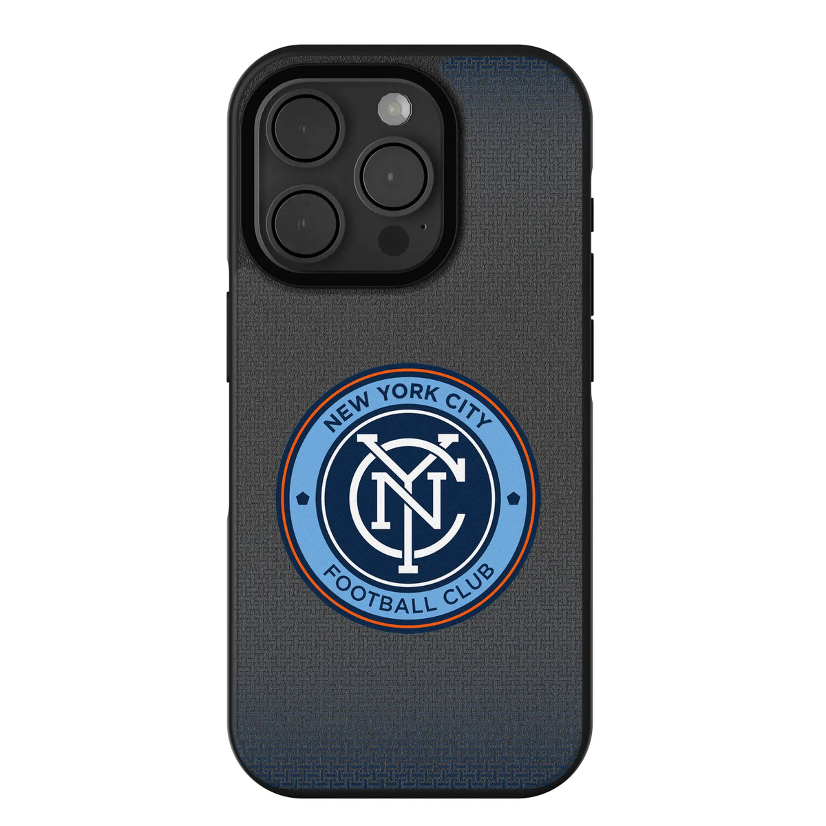 New York City FC Linen iPhone Bump Phone Case for Apple iPhone