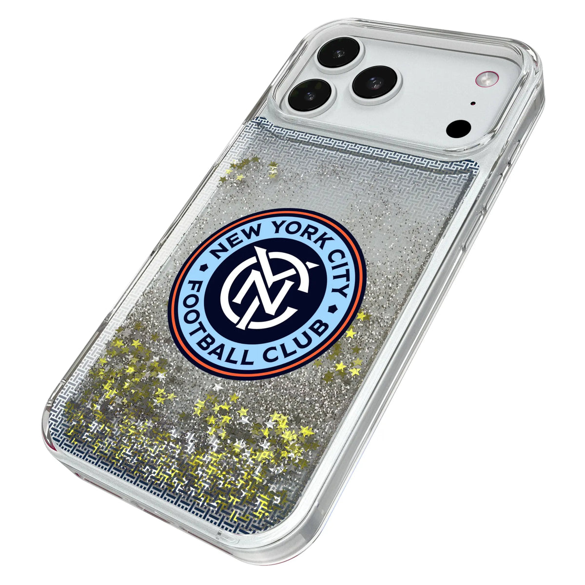 New York City FC Linen iPhone Glitter Phone Case for Apple iPhone - Isometric View#Device_iPhone 18 Pro Max