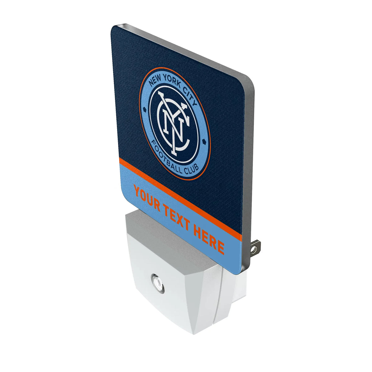 New York City FC Personalized Endzone Solid Night Light 2-Pack - Isometric View