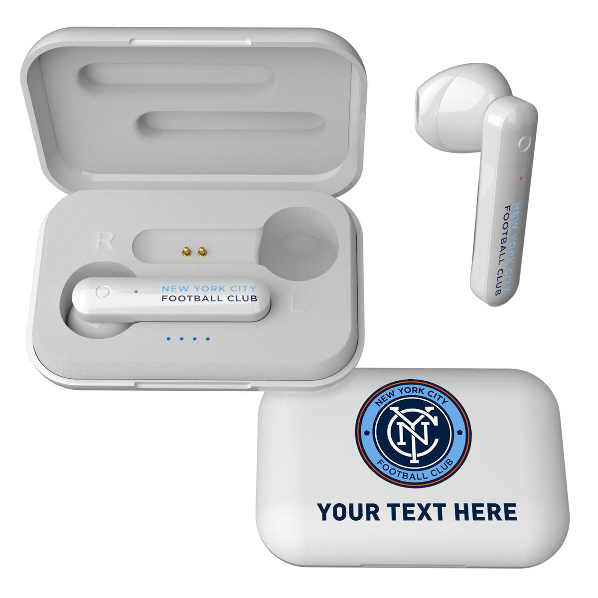 New York City FC Personalized Insignia Wireless TWS Earbuds