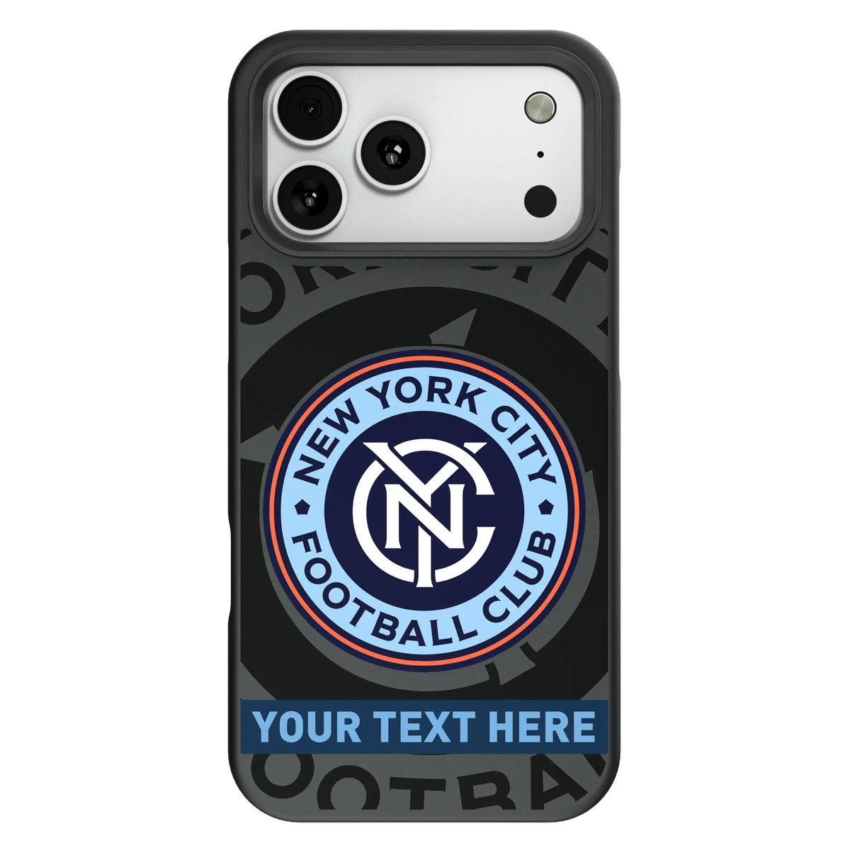 New York City FC Personalized Tilt Bump Phone Case for Apple iPhone