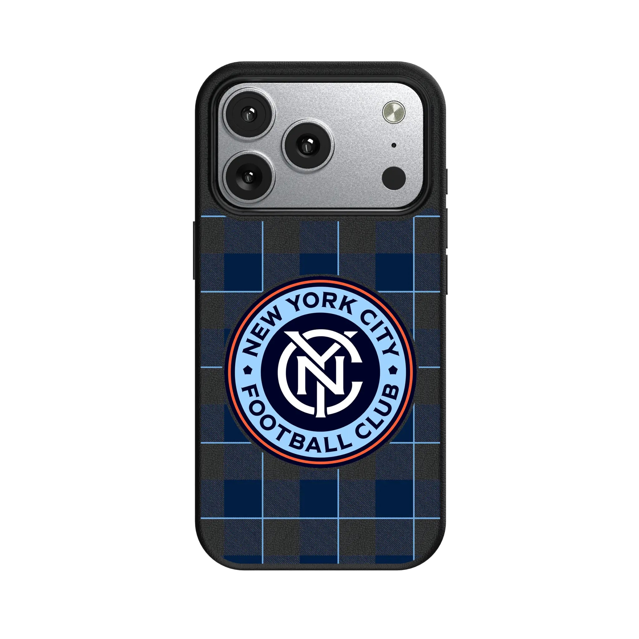 New York City FC Plaid iPhone MagSafe Compatible Phone Case for Apple iPhone#Device_iPhone 17 Pro