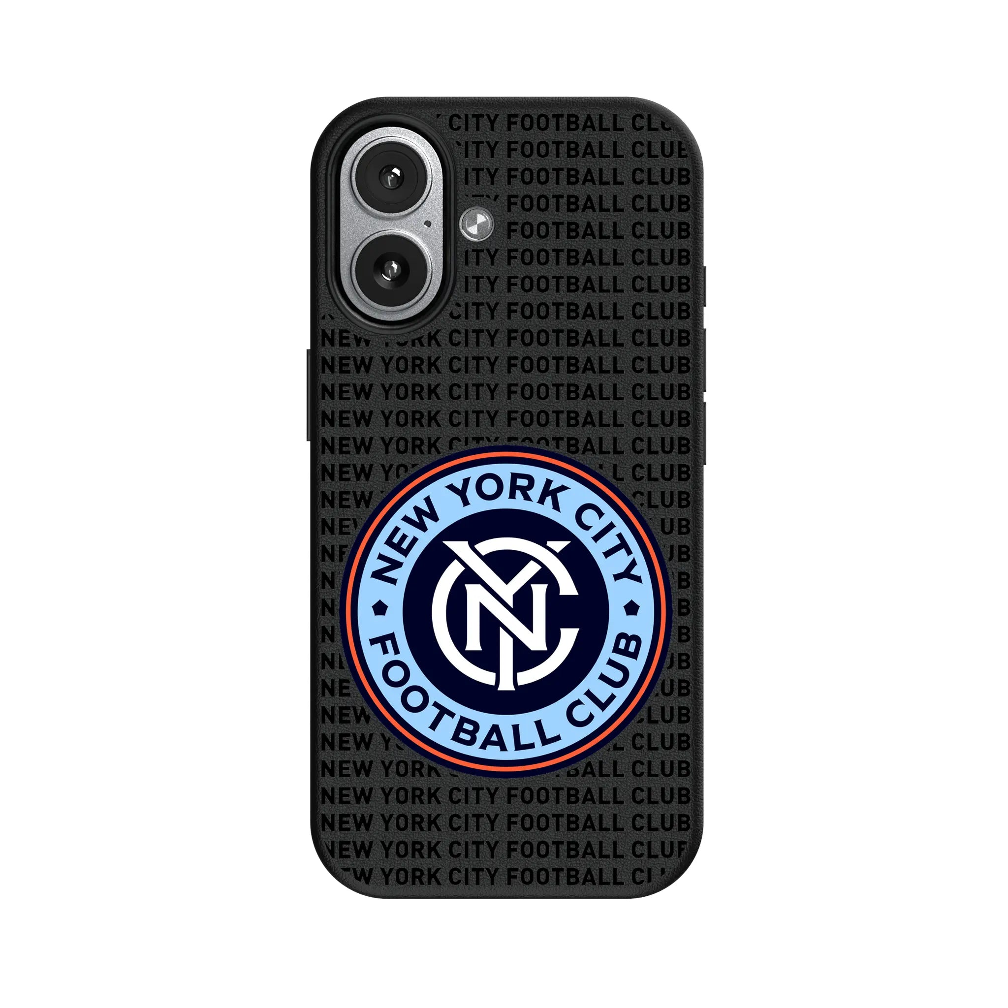 New York City FC Text Backdrop iPhone MagSafe Compatible Phone Case for Apple iPhone#Device_iPhone 17