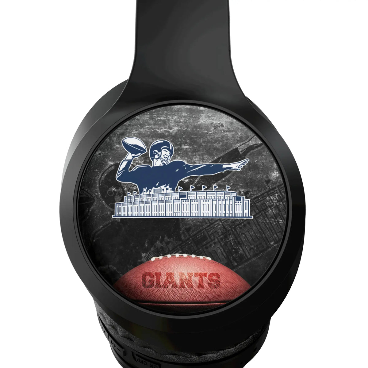 New York Giants 1960-1966 Historic Collection Legendary Wireless Over-Ear Headphones With Case - Detail