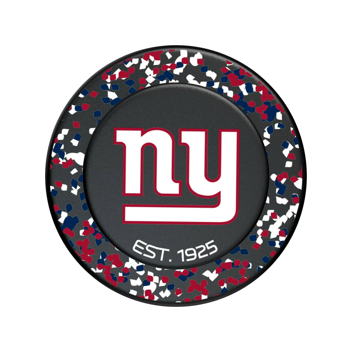 New York Giants Confetti Popsockets Round Magnetic