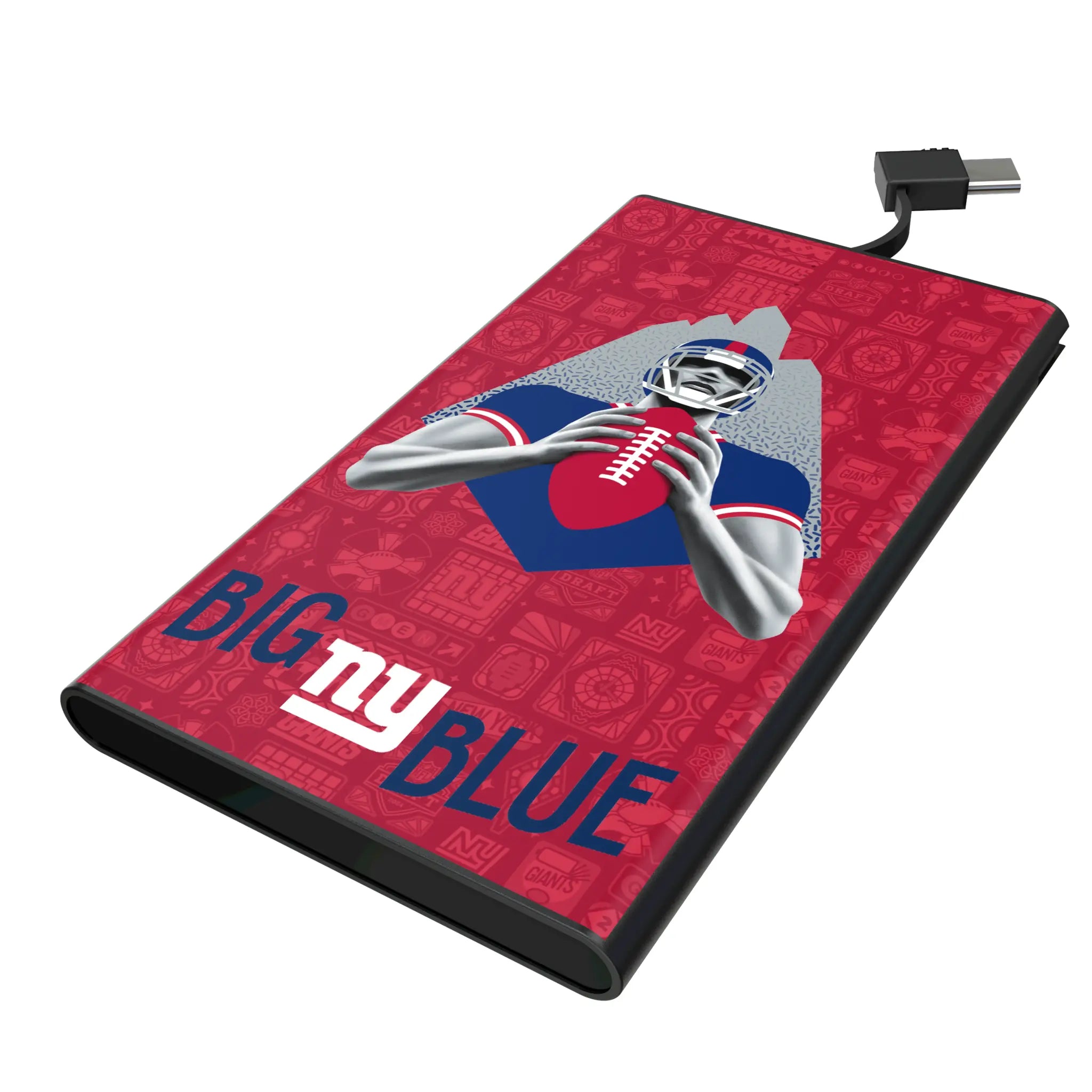 New York Giants Deco 5000mAh Flat Power Bank