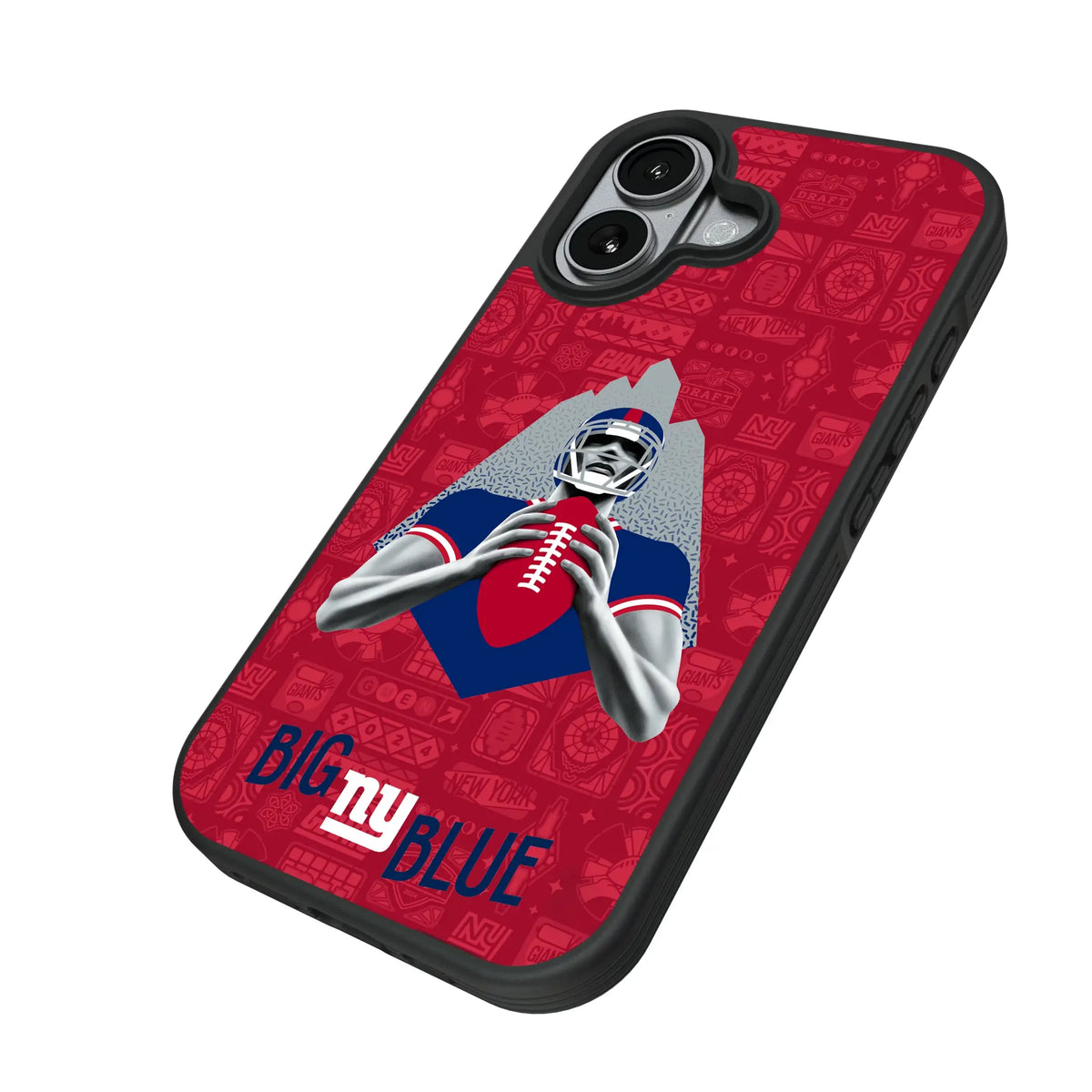 New York Giants Deco iPhone Bump Phone Case for Apple iPhone - Isometric View#Device_iPhone 17