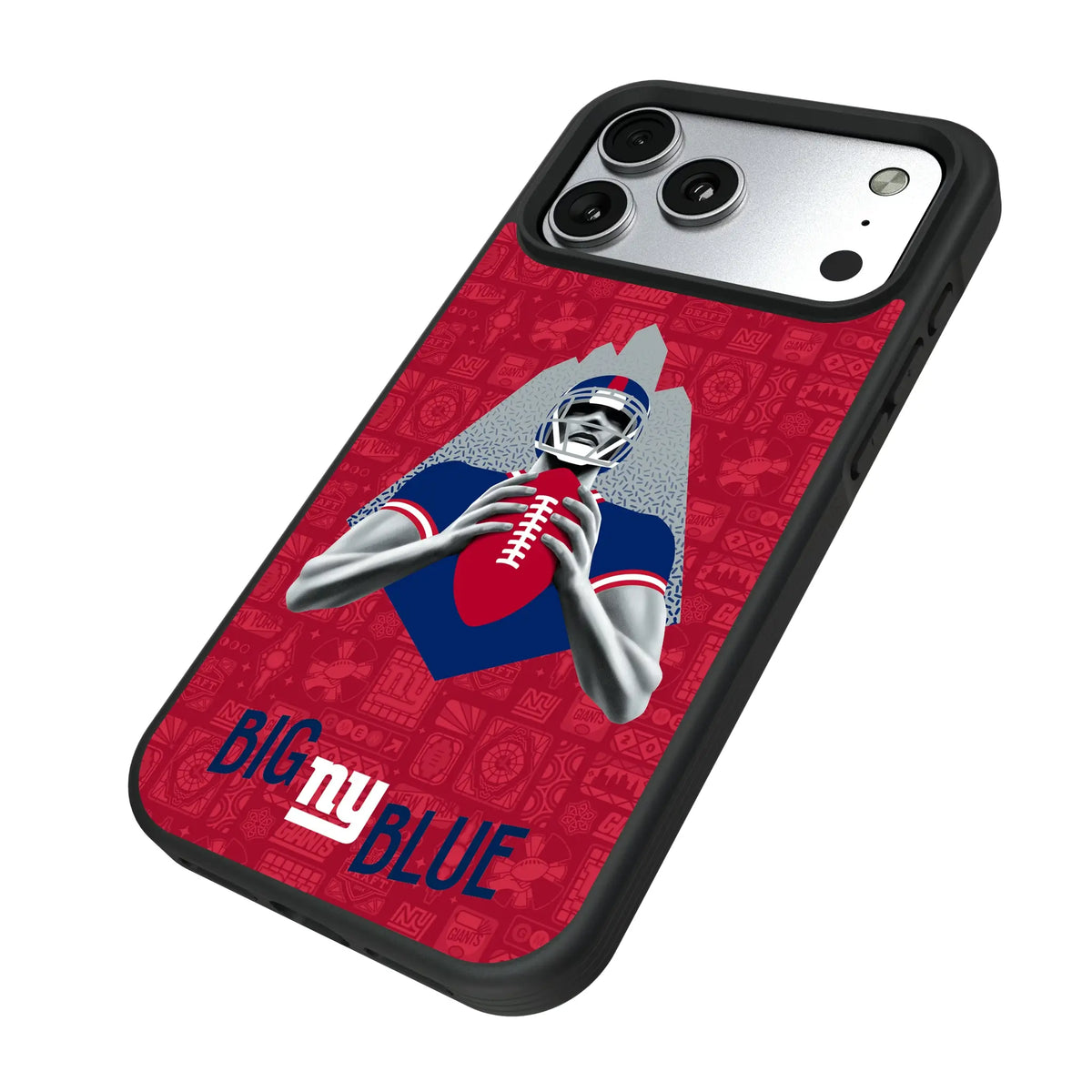 New York Giants Deco iPhone Bump Phone Case for Apple iPhone - Isometric View#Device_iPhone 17 Pro Max