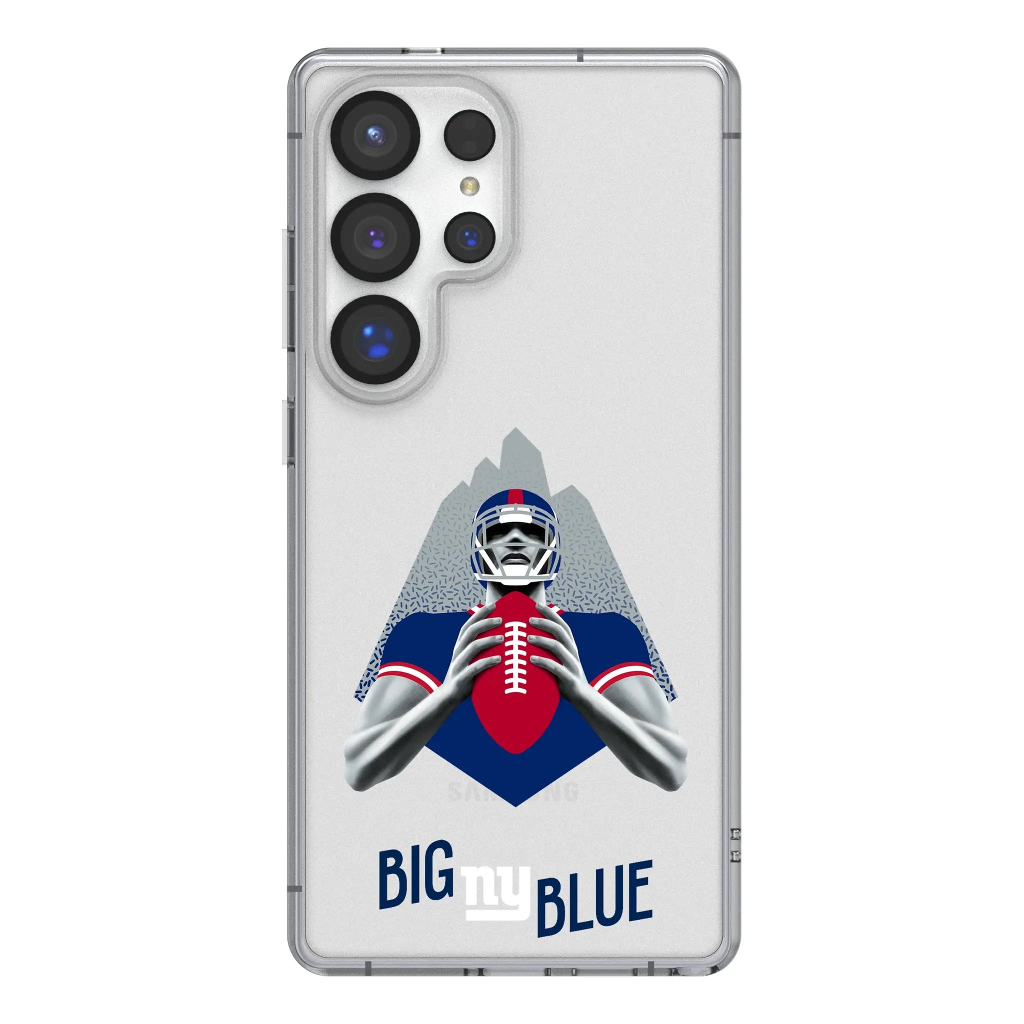 New York Giants Deco Galaxy Clear Phone Case for Samsung Galaxy#Device_Galaxy S25 Ultra