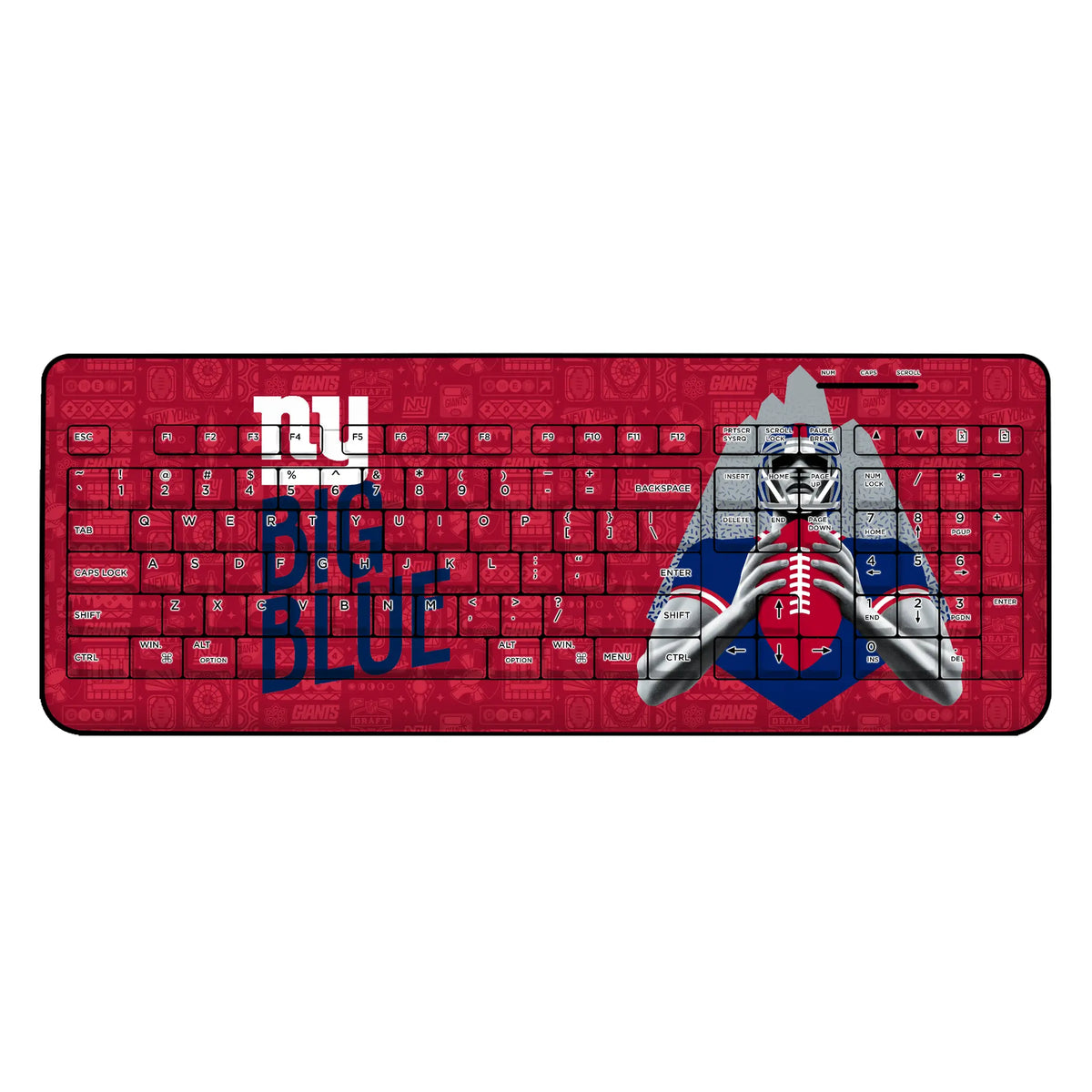 New York Giants Deco Wireless USB Keyboard