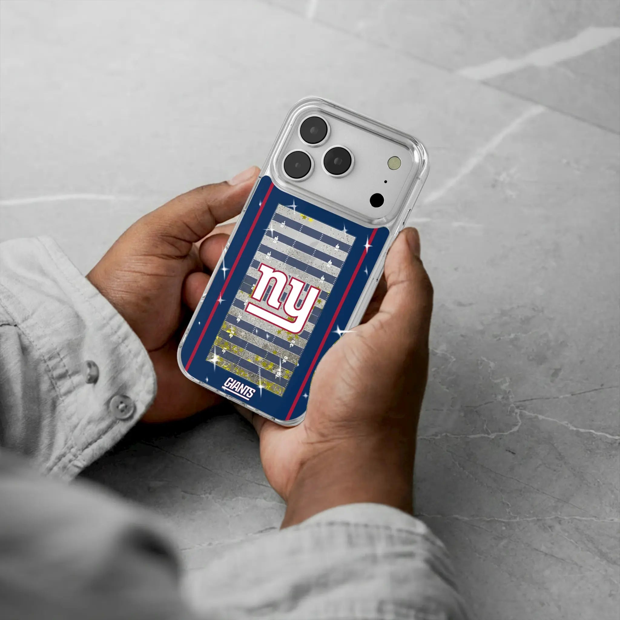 New York Giants Field iPhone Glitter Phone Case for Apple iPhone - Lifestyle