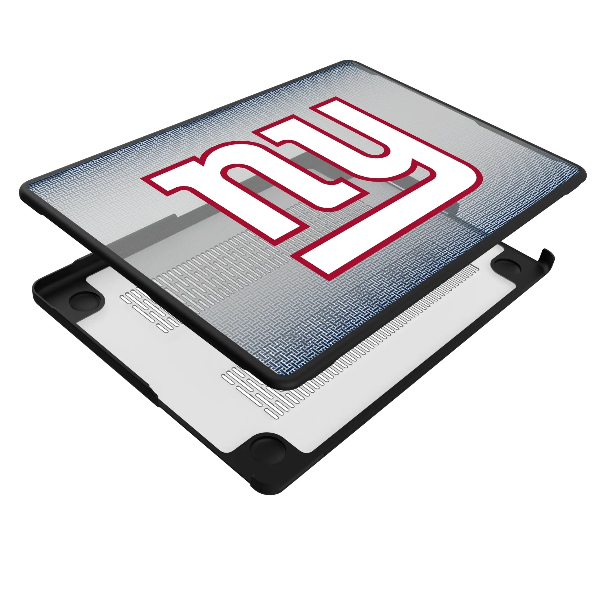 New York Giants Linen MacBook Laptop Case for Apple MacBook - Isometric View