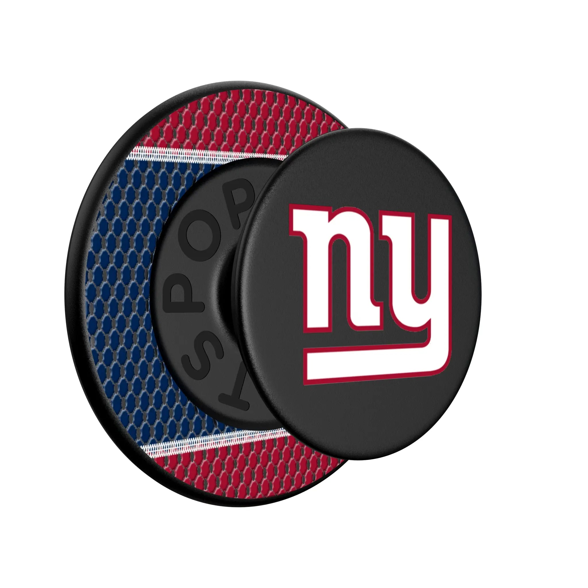 New York Giants Mesh Popsockets Round Magnetic - Isometric View