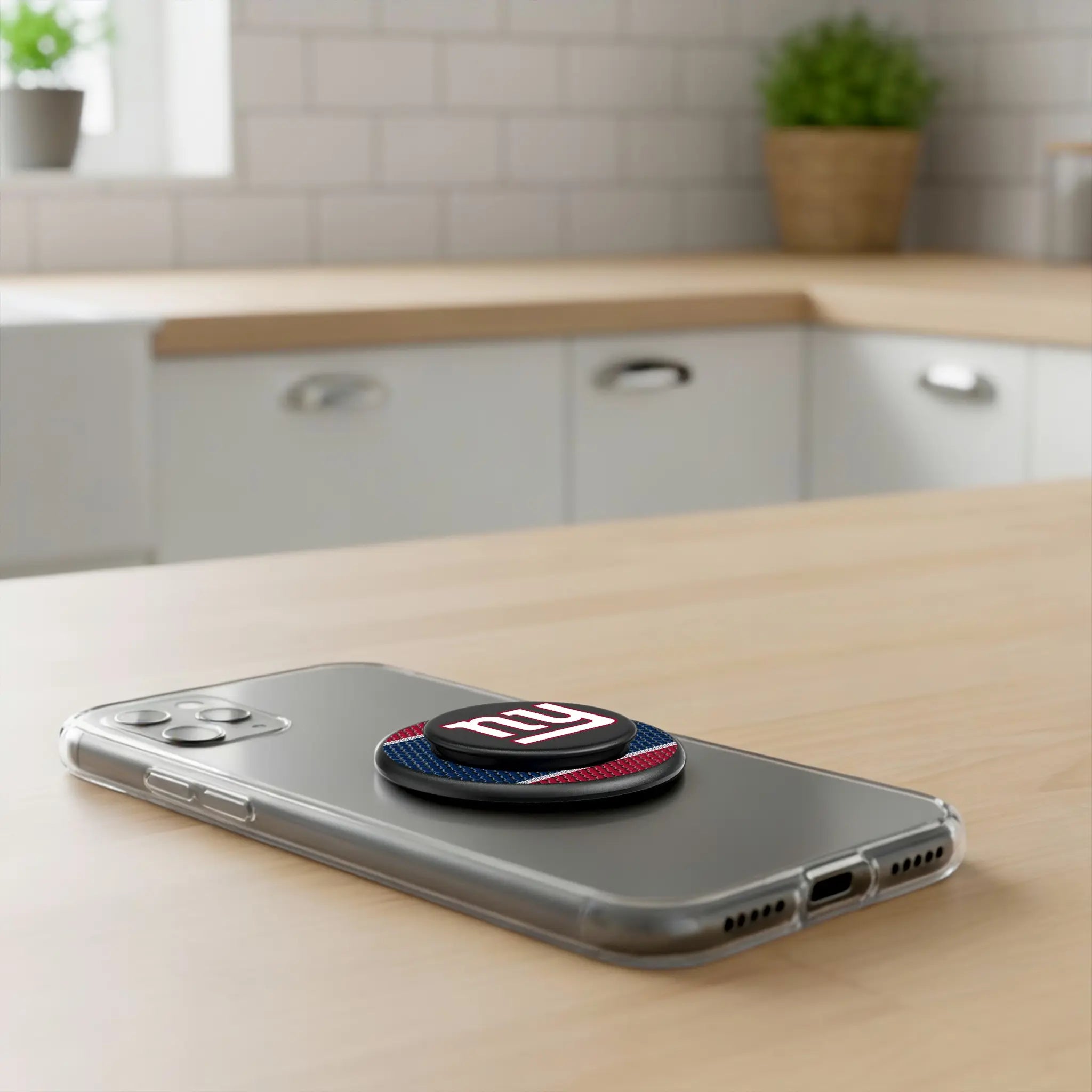 New York Giants Mesh Popsockets Round Magnetic - Lifestyle