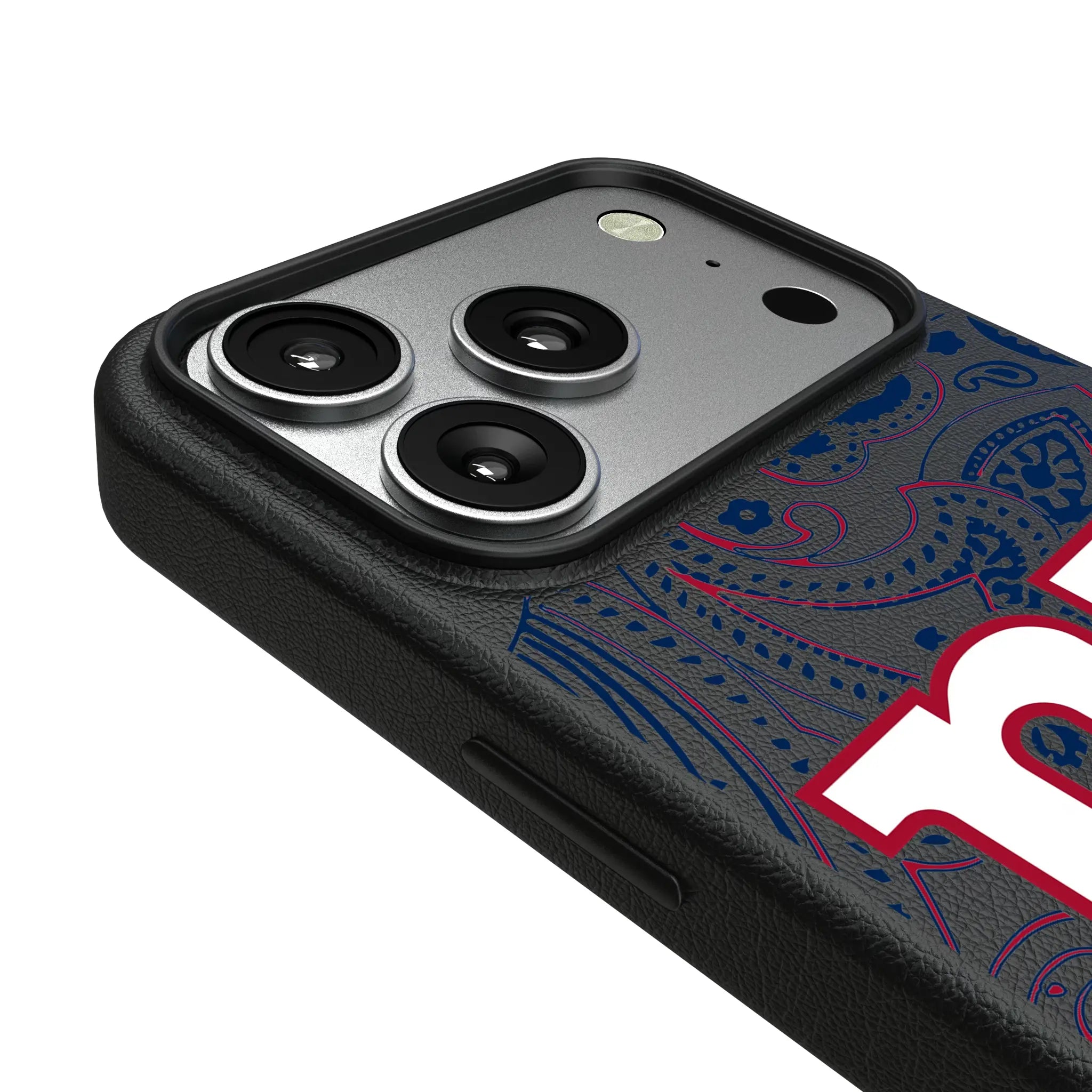 New York Giants Paisley iPhone MagSafe Compatible Phone Case for Apple iPhone - Detail#Device_iPhone 17 Pro
