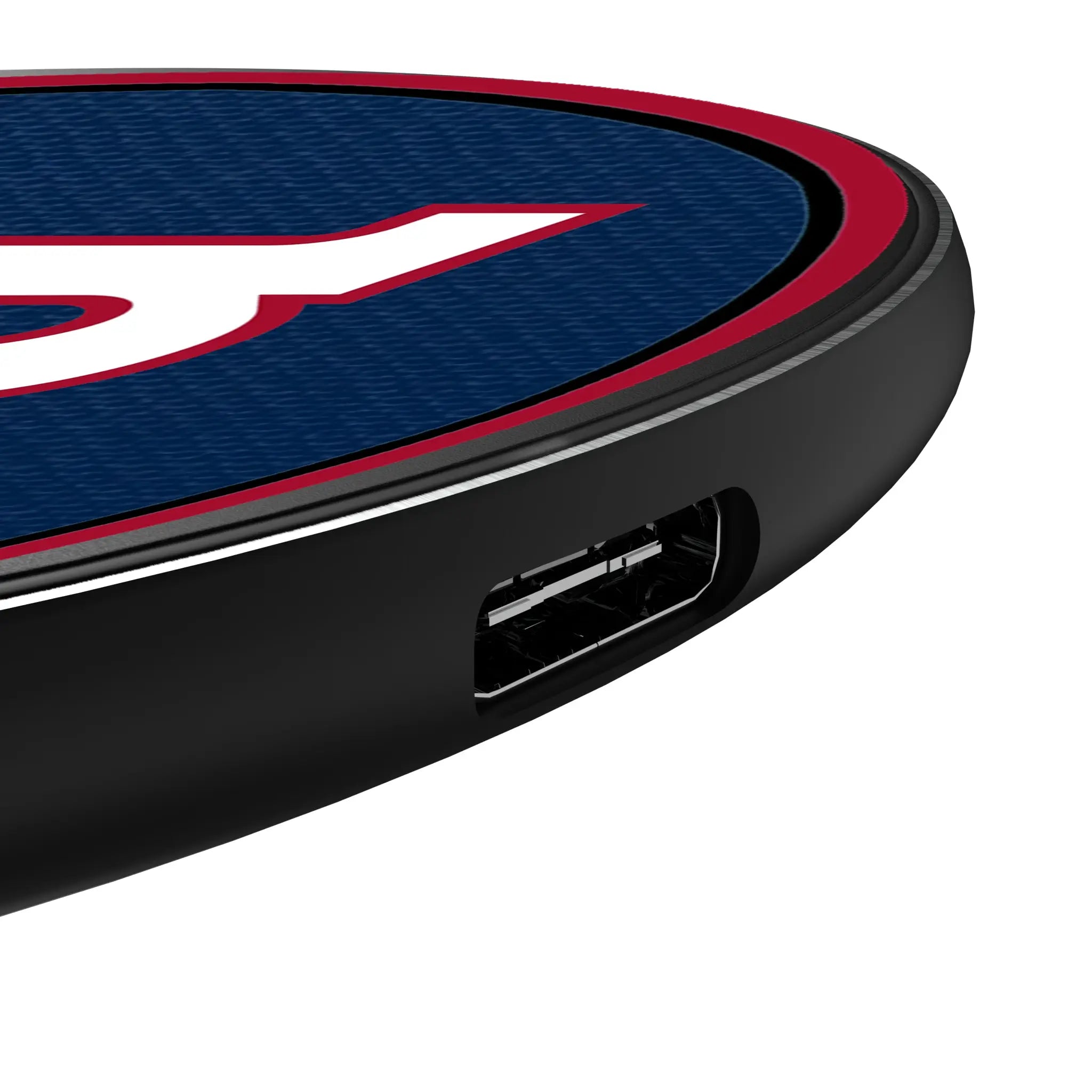 New York Giants Personalized Endzone Solid 15-Watt Wireless Charger - Detail