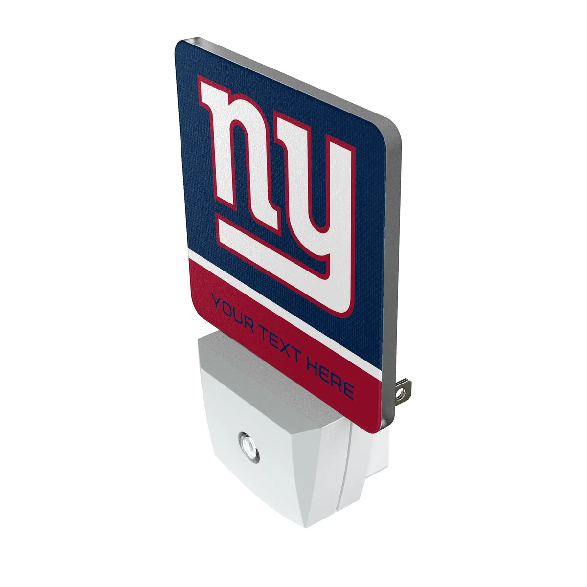 New York Giants Personalized Endzone Solid Night Light 2-Pack - Isometric View