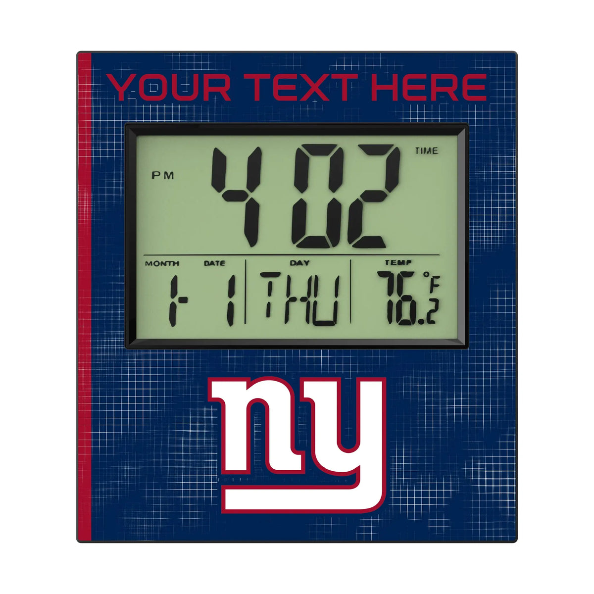 New York Giants Personalized Hatch Wall Clock