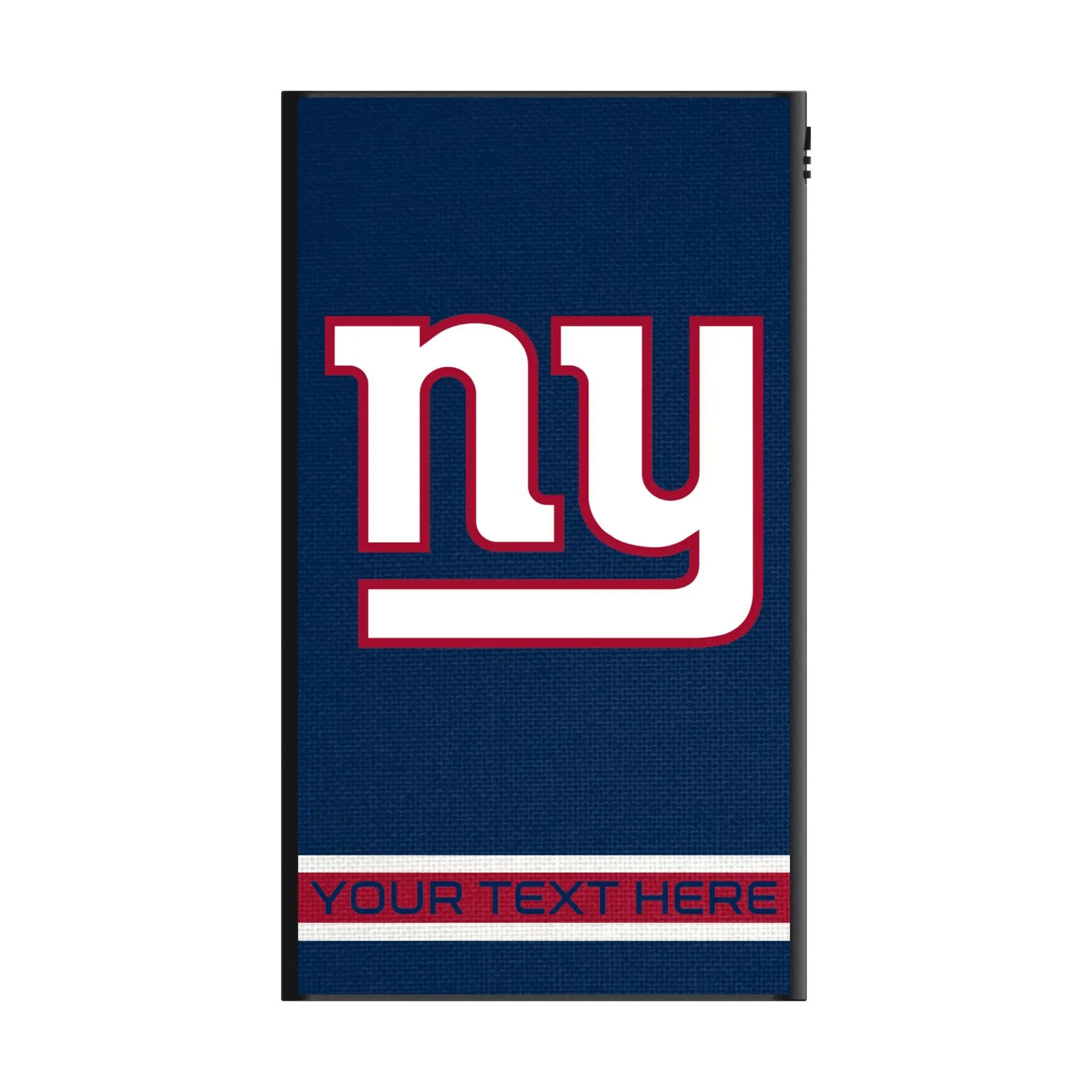New York Giants Personalized Stripe 5000mAh Flat Power Bank