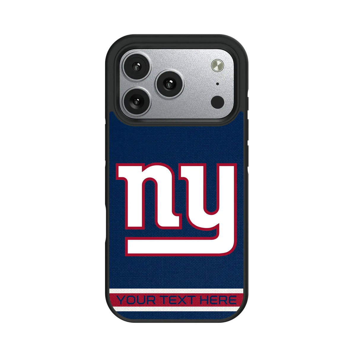 New York Giants Personalized Stripe iPhone Bump Phone Case for Apple iPhone#Device_iPhone 17 Pro