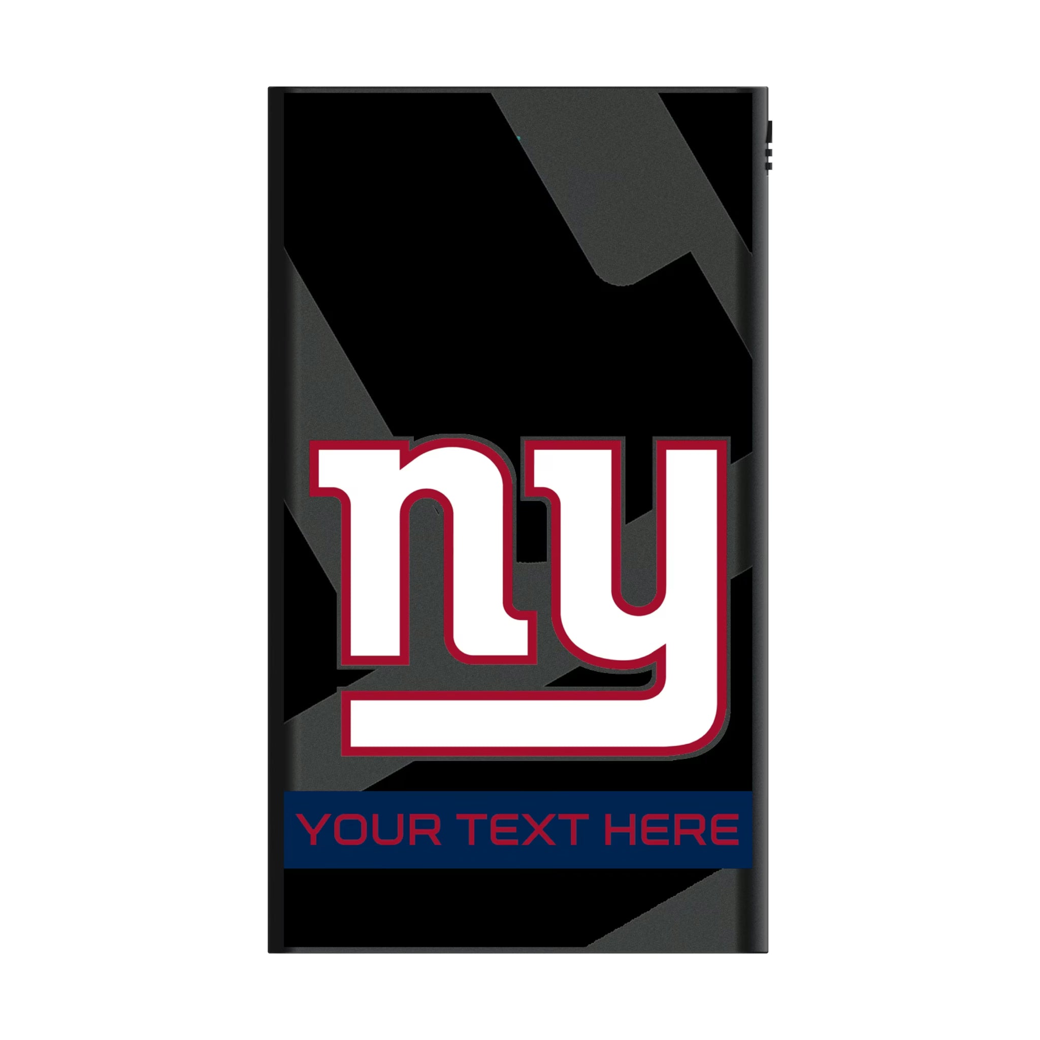 New York Giants Personalized Tilt 5000mAh Flat Powerbank