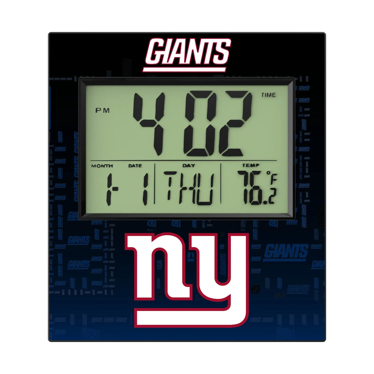 New York Giants Quadtile Wall Clock
