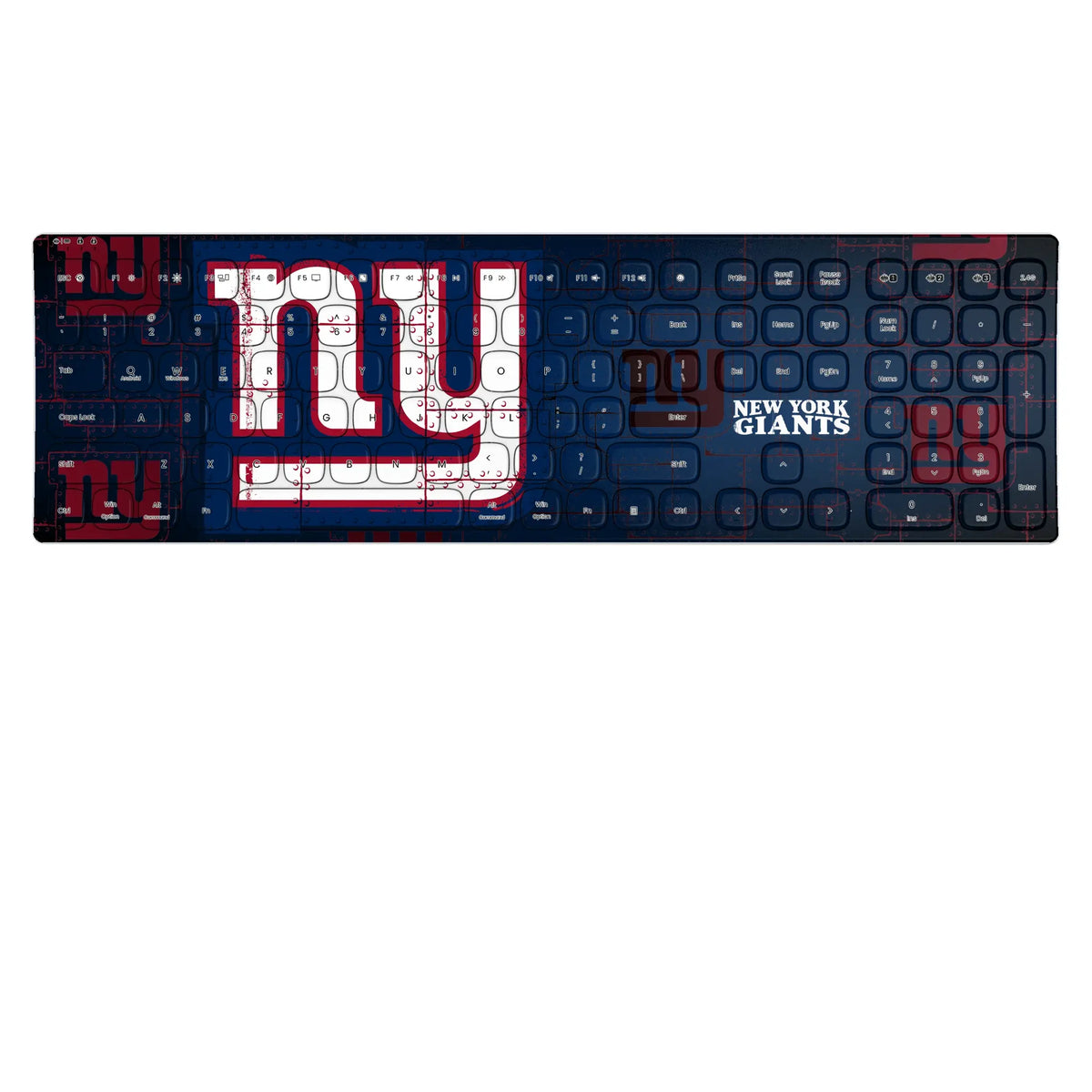 New York Giants Rivet KKB605 Curved Wireless Keyboard