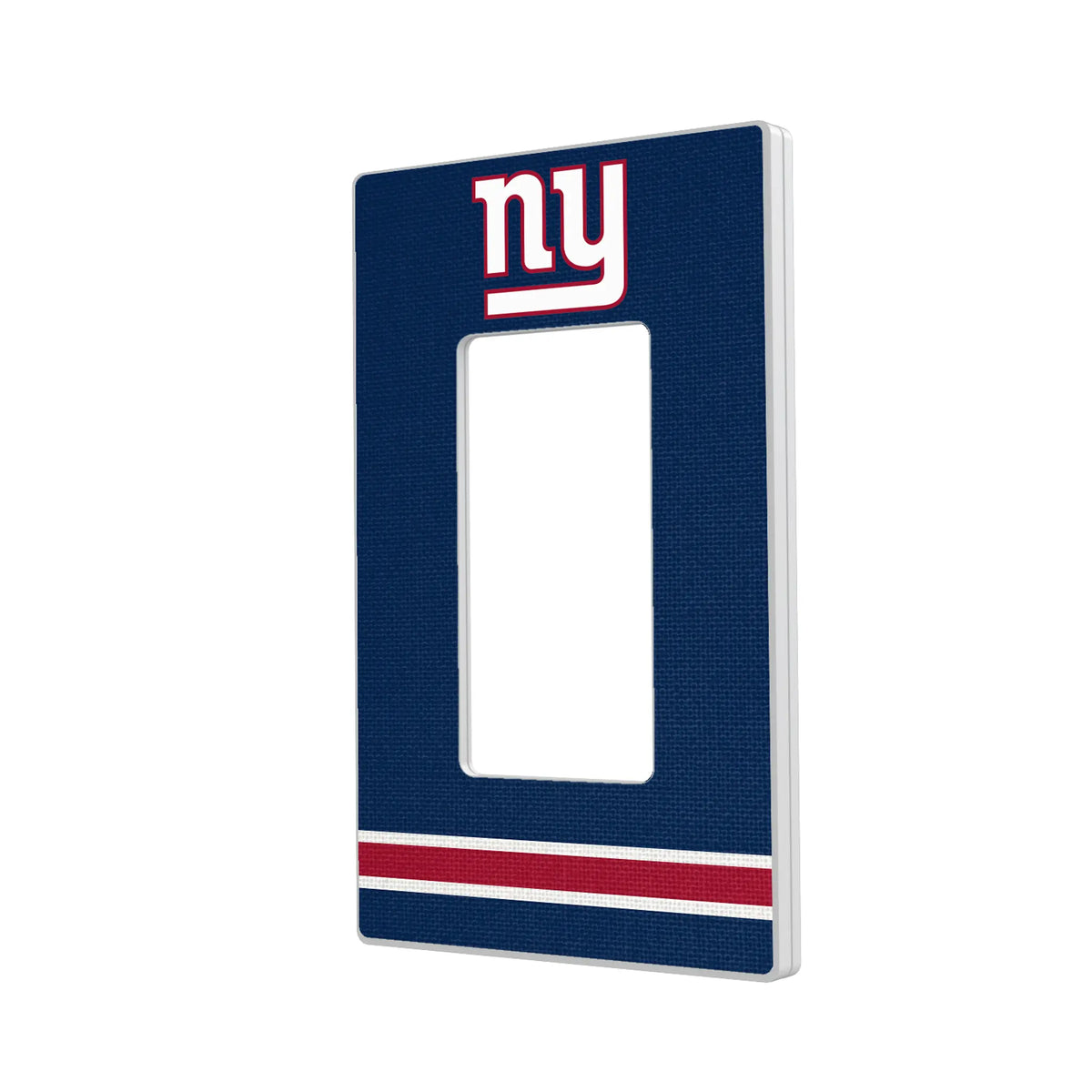 New York Giants Stripe Hidden-Screw Light Switch Plate#Style_Single Rocker