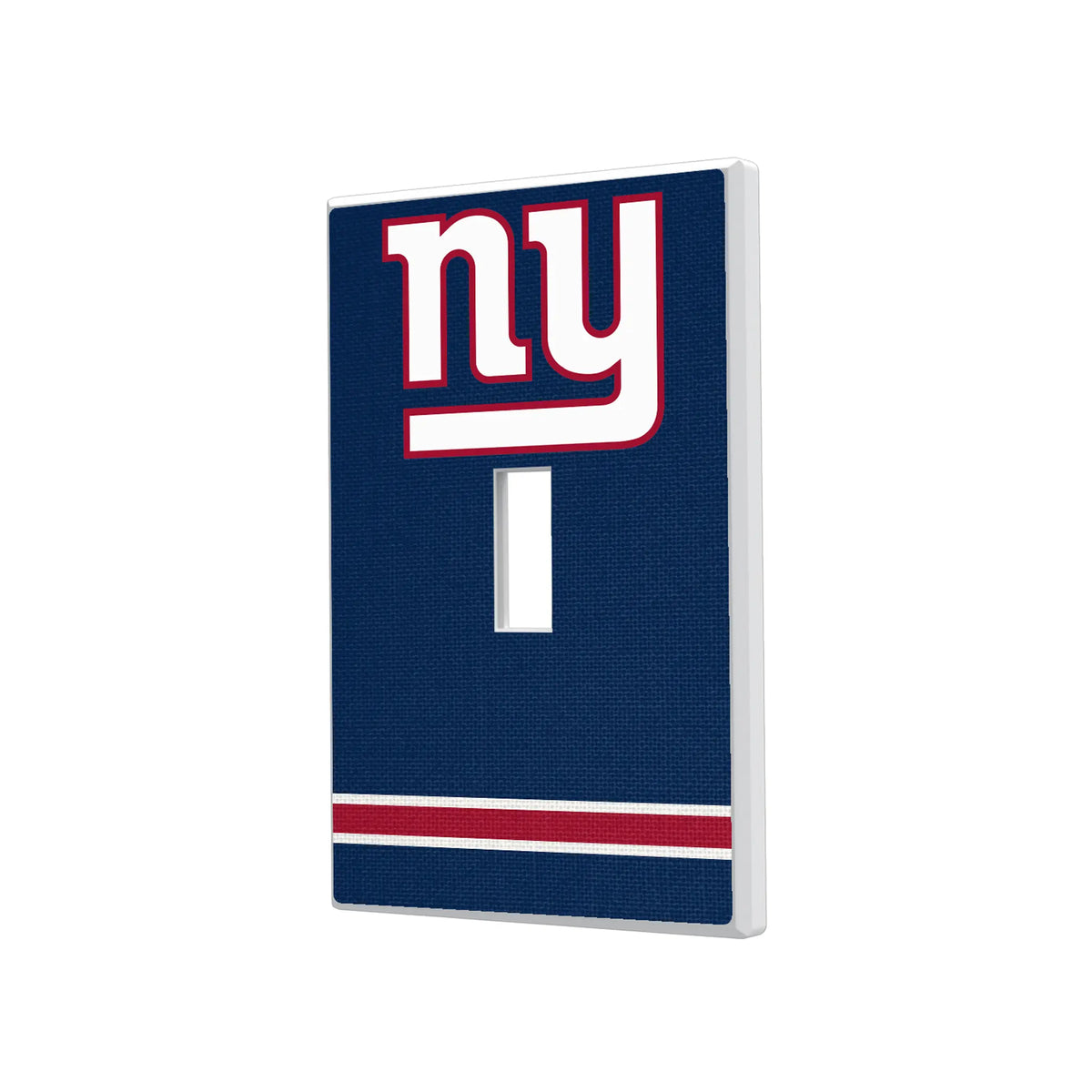 New York Giants Stripe Hidden-Screw Light Switch Plate#Style_Single Toggle