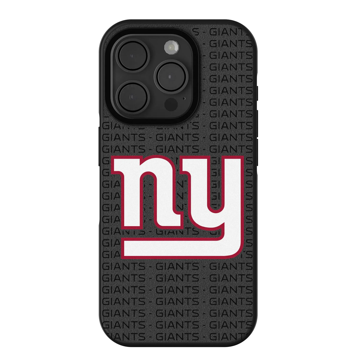 New York Giants Text Backdrop iPhone Bump Phone Case for Apple iPhone