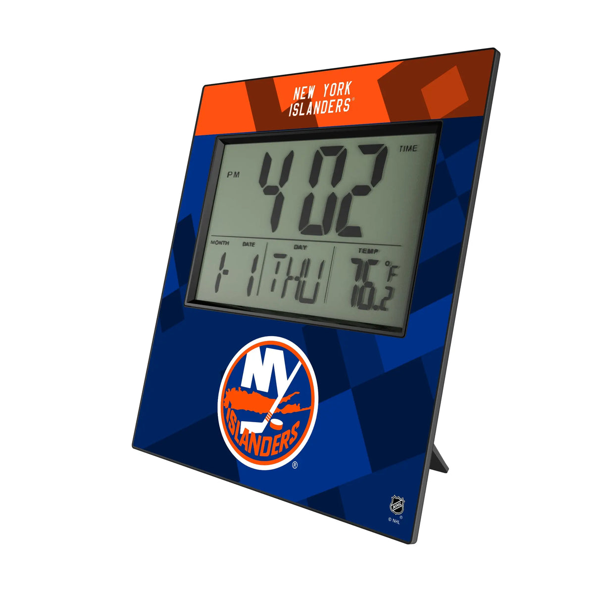 New York Islanders Color Block Wall Clock