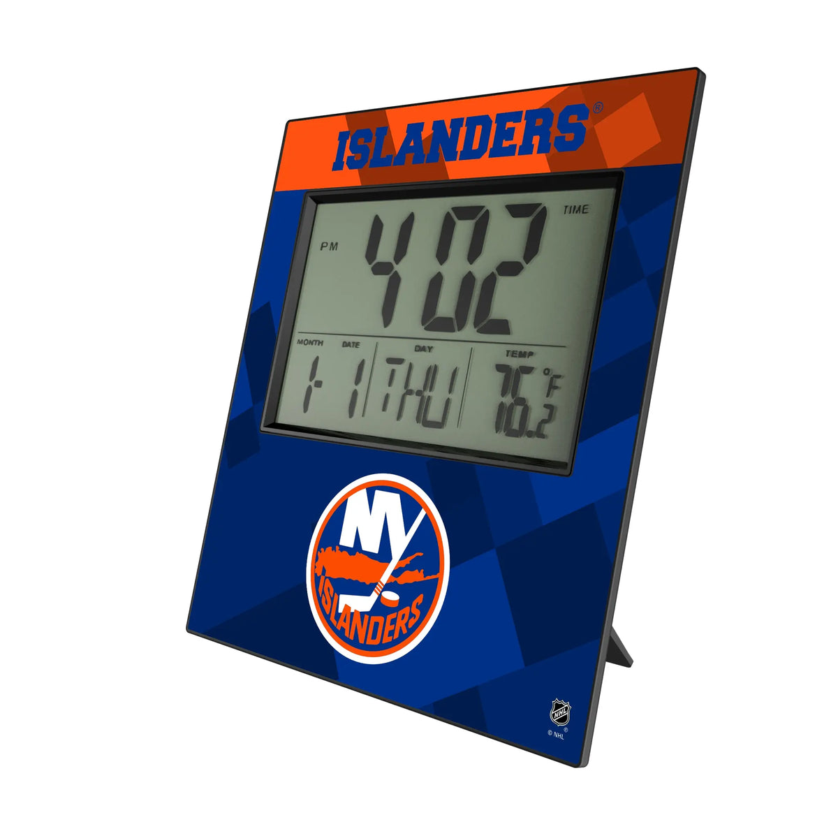 New York Islanders Color Block Wall Clock