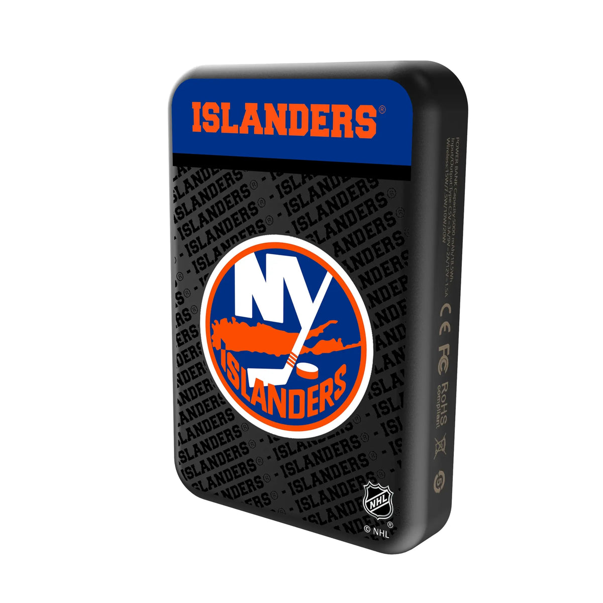 New York Islanders Endzone Plus Wireless Mag Power Bank