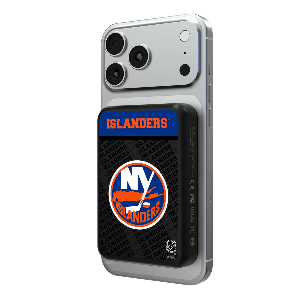 New York Islanders Endzone Plus Wireless Mag Power Bank