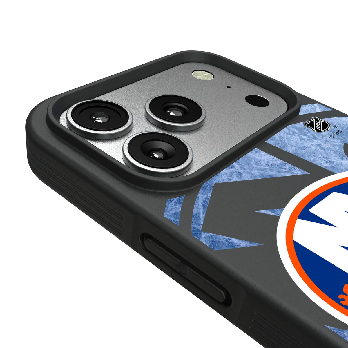New York Islanders Ice Tilt iPhone Bump Phone Case for Apple iPhone - Detail#Device_iPhone 17 Pro