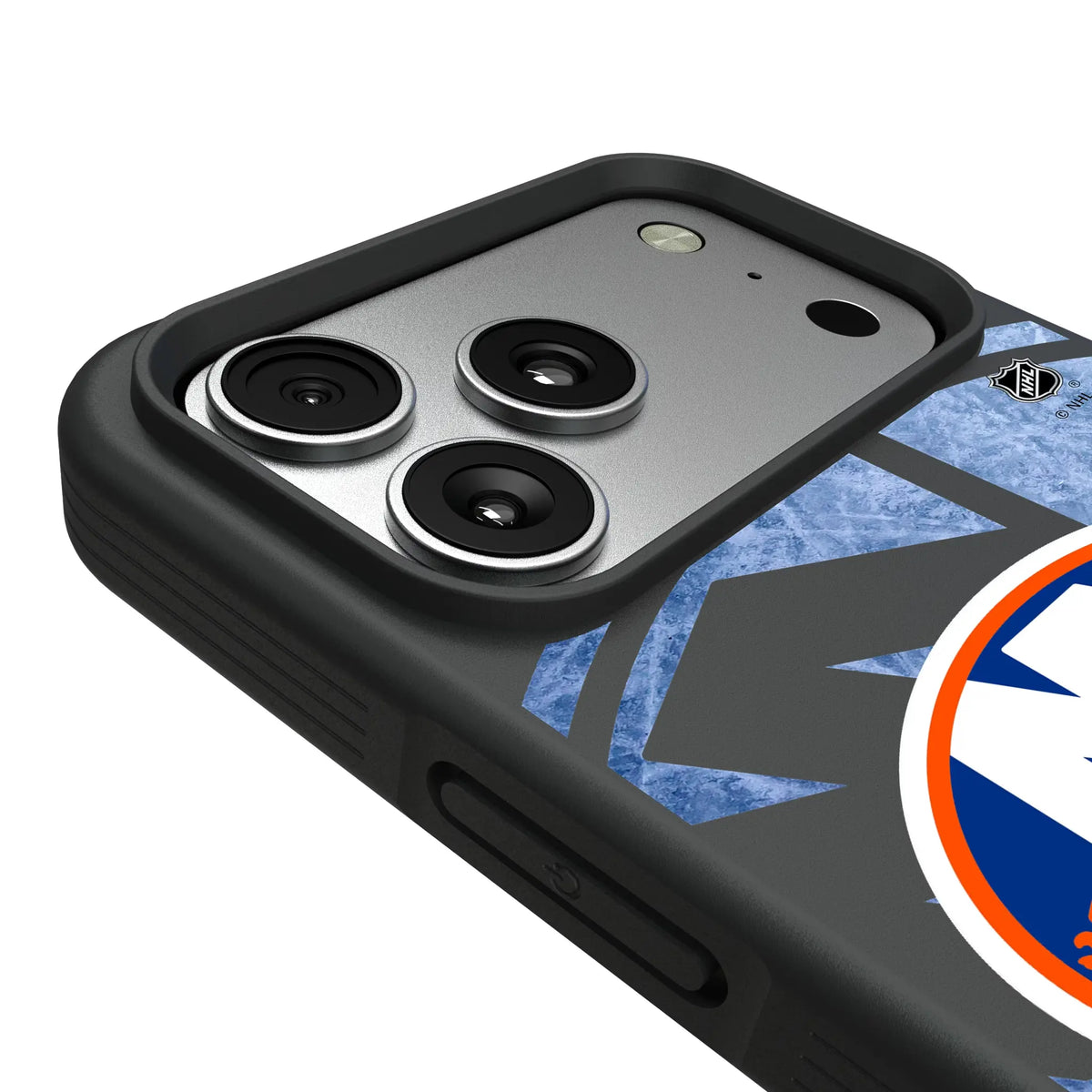 New York Islanders Ice Tilt iPhone Bump Phone Case for Apple iPhone - Detail#Device_iPhone 17 Pro Max