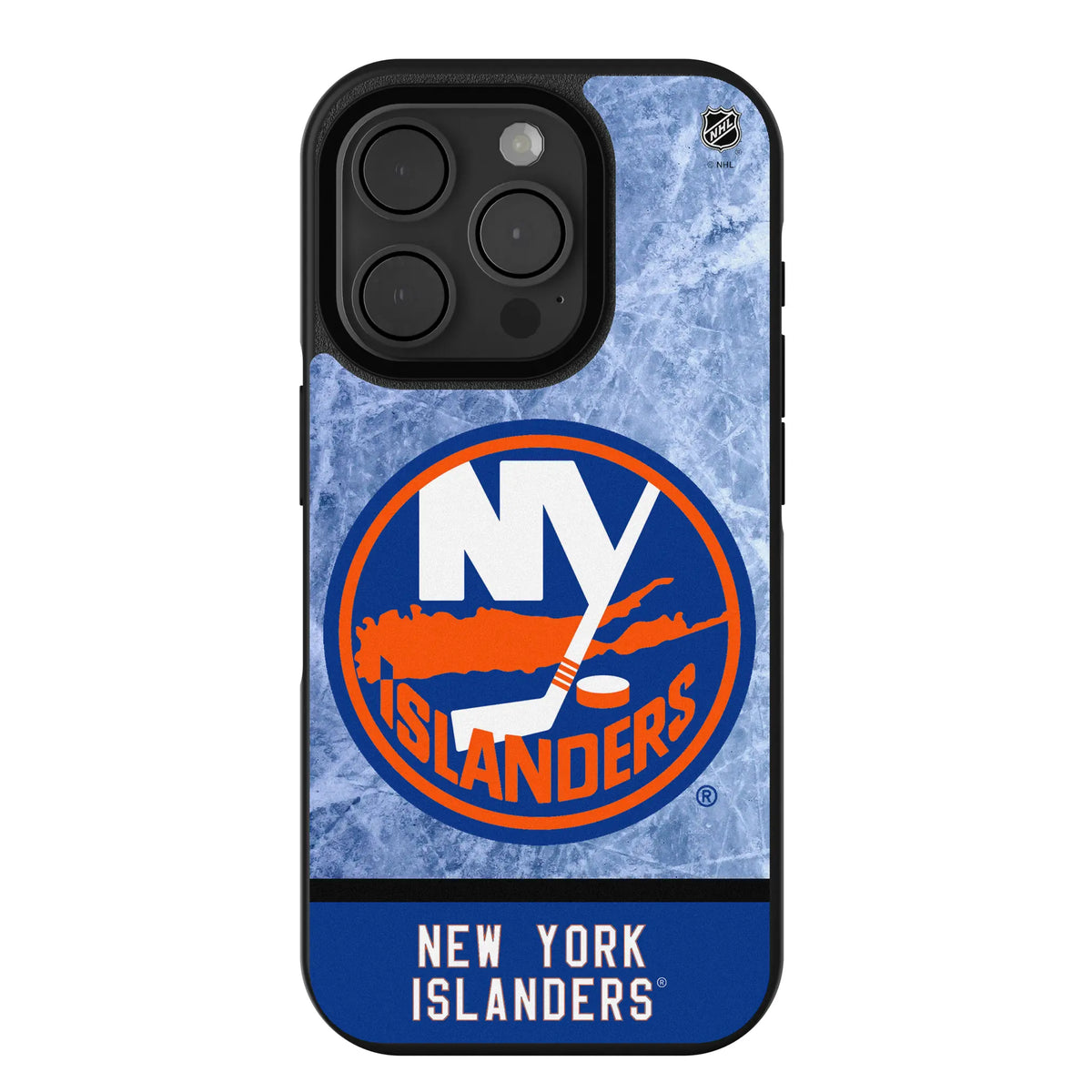 New York Islanders Ice Wordmark iPhone Bump Phone Case for Apple iPhone