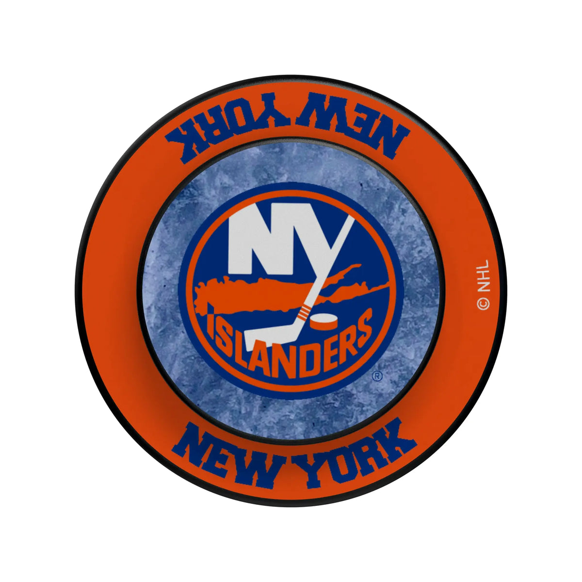New York Islanders Ice Wordmark Popsockets Round Magnetic