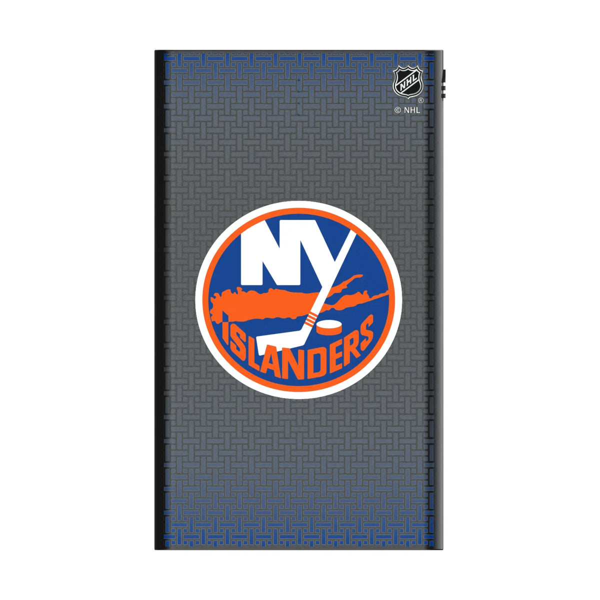 New York Islanders Linen 5000mAh Flat Power Bank