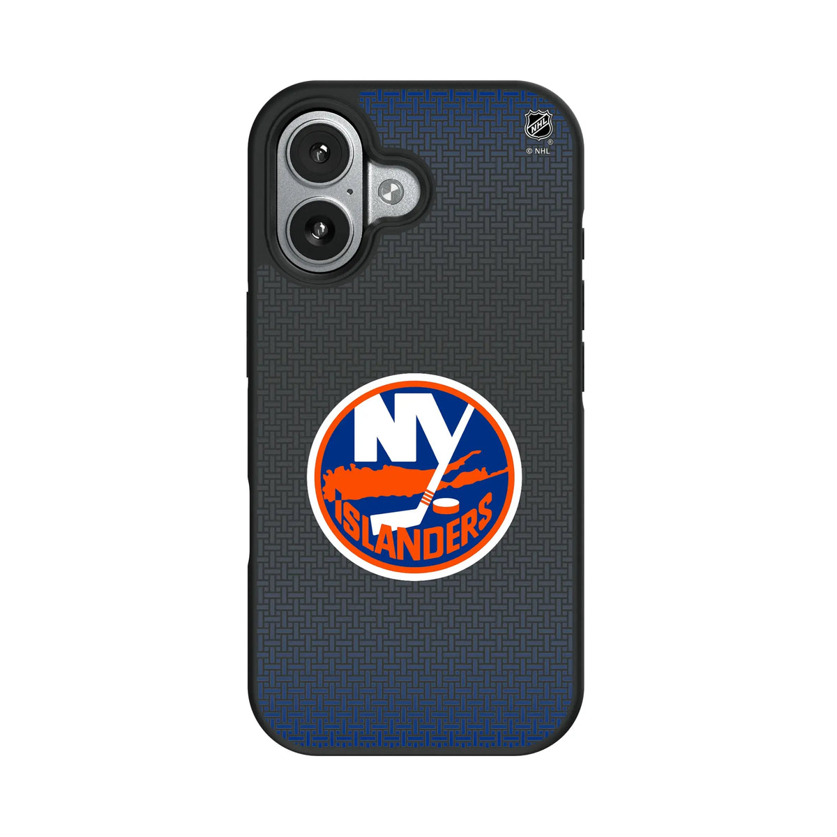 New York Islanders Linen iPhone Bump Phone Case for Apple iPhone#Device_iPhone 17