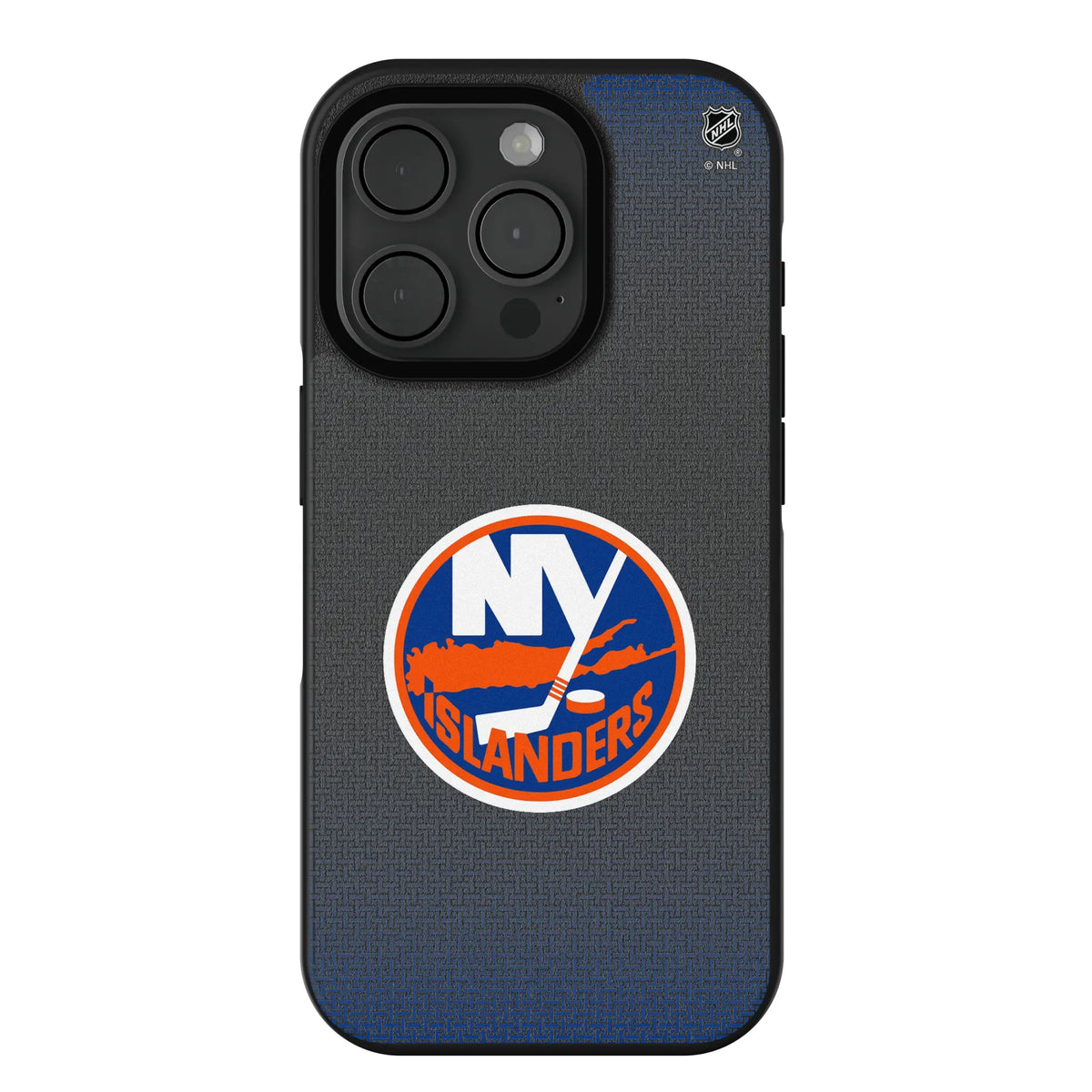 New York Islanders Linen iPhone Bump Phone Case for Apple iPhone