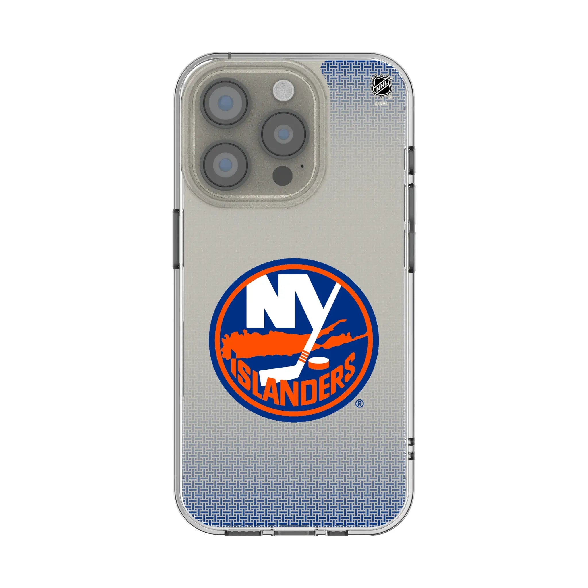 New York Islanders Linen iPhone Clear Phone Case for Apple iPhone