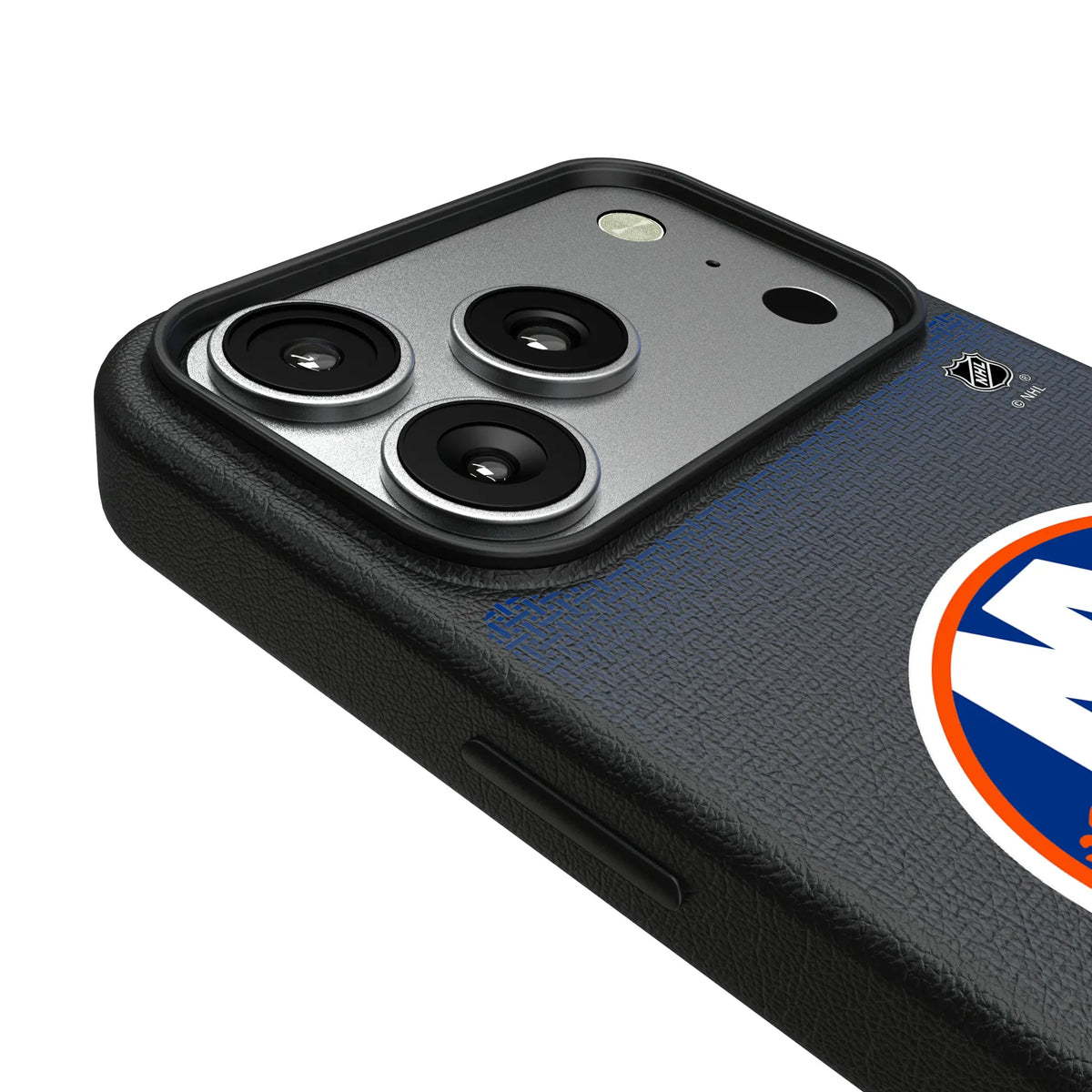 New York Islanders Linen iPhone MagSafe Compatible Phone Case for Apple iPhone - Detail#Device_iPhone 17 Pro