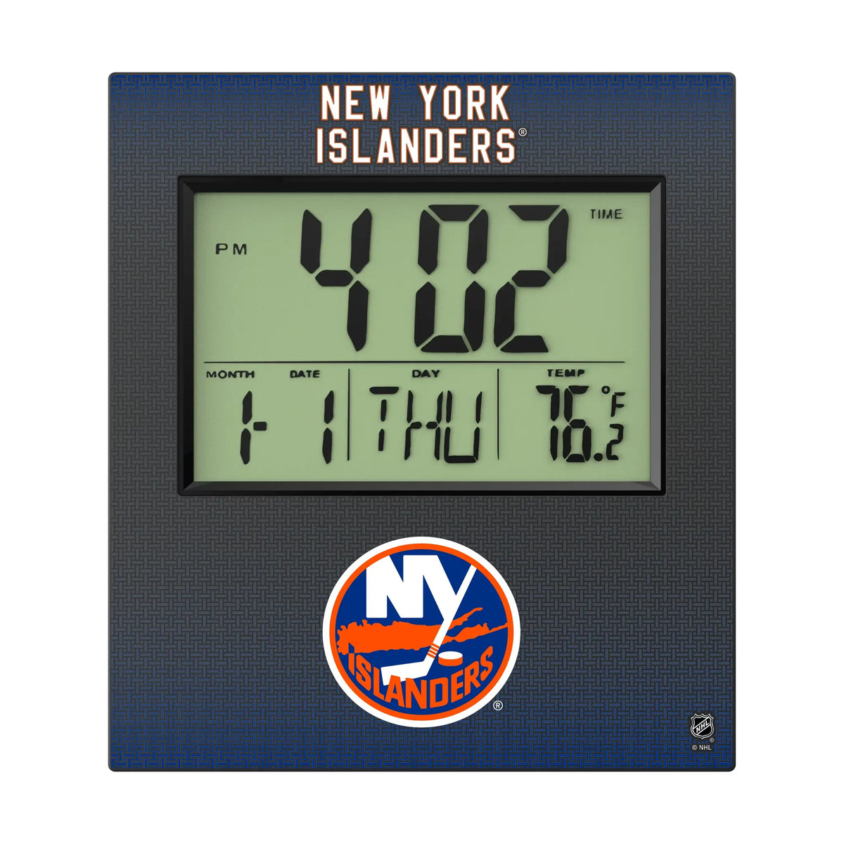 New York Islanders Linen Wall Clock