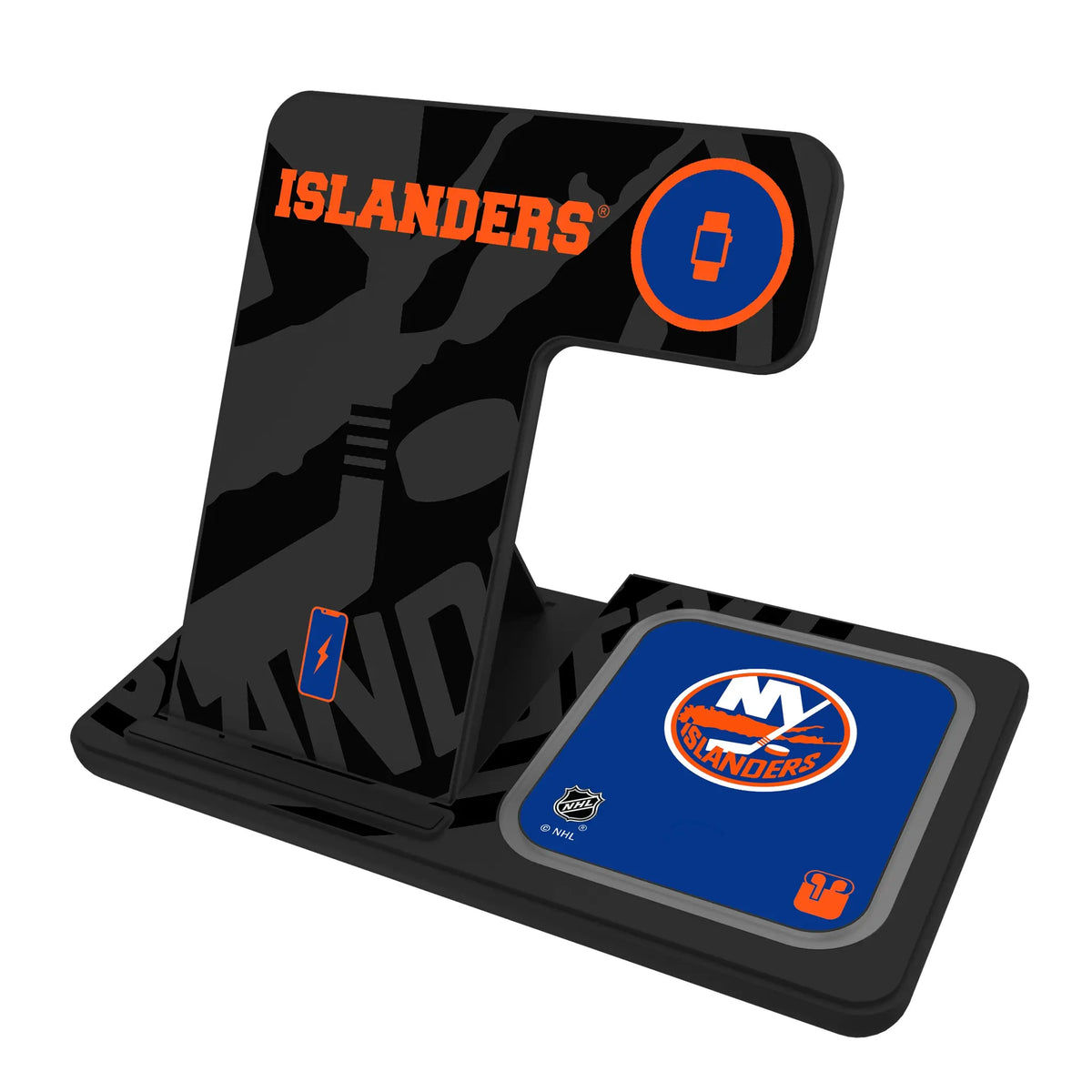 New York Islanders Monocolor Tilt 3 in 1 Charging Station