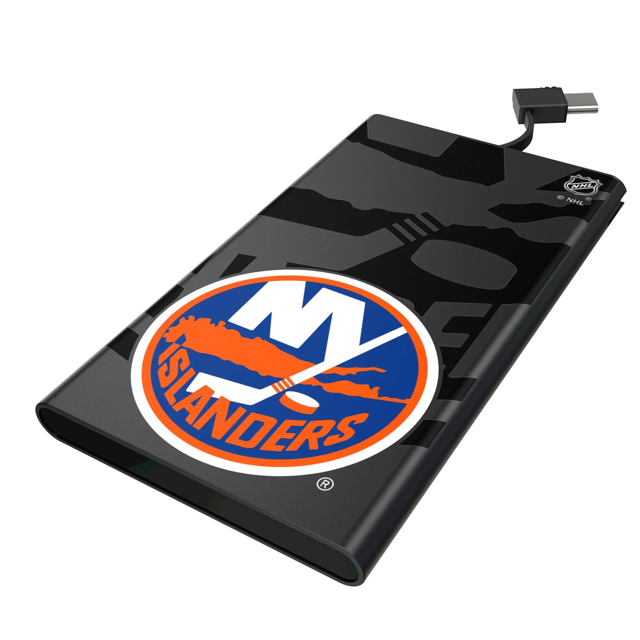 New York Islanders Monocolor Tilt 5000mAh Flat Power Bank