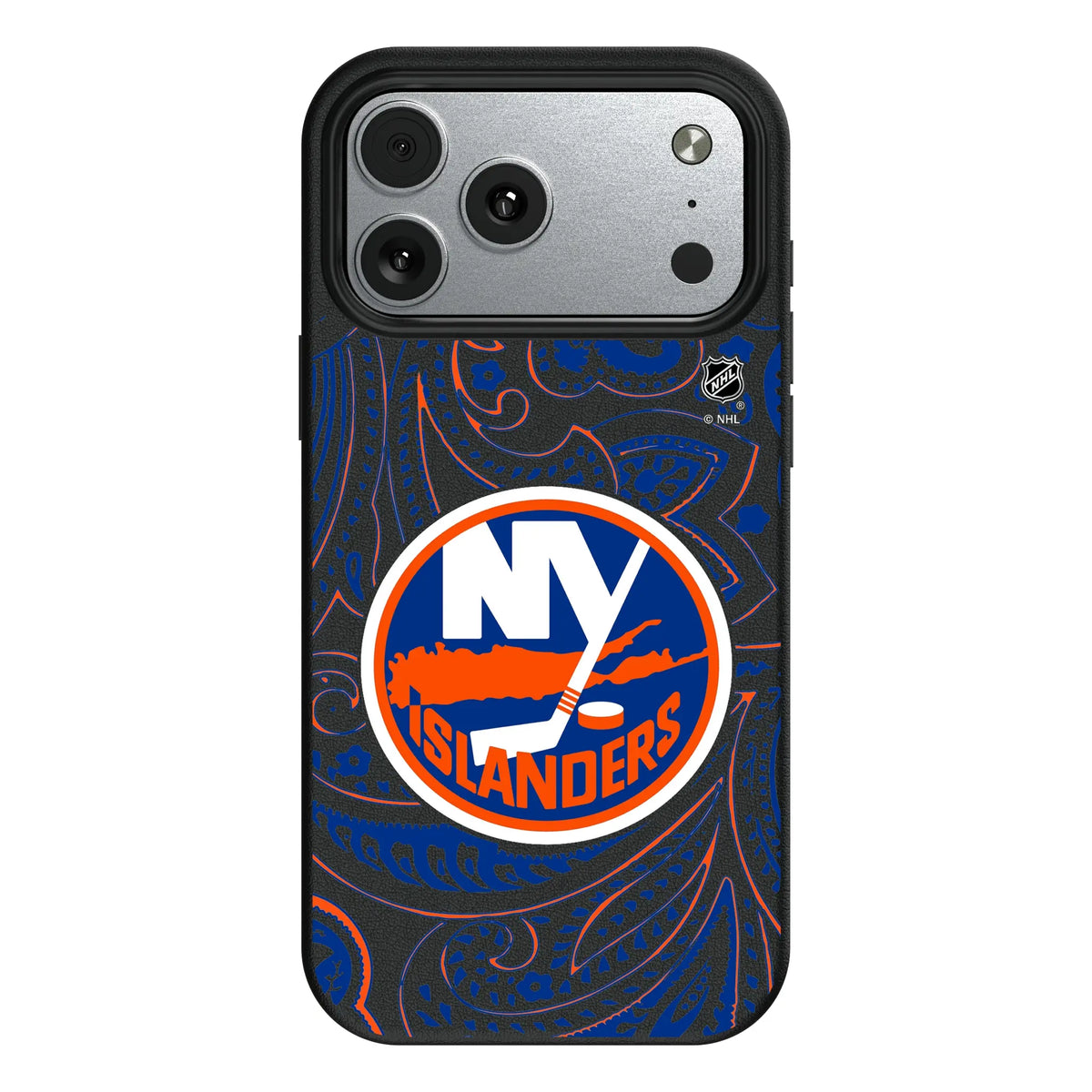 New York Islanders Paisley iPhone MagSafe Compatible Phone Case for Apple iPhone#Device_iPhone 17 Pro Max