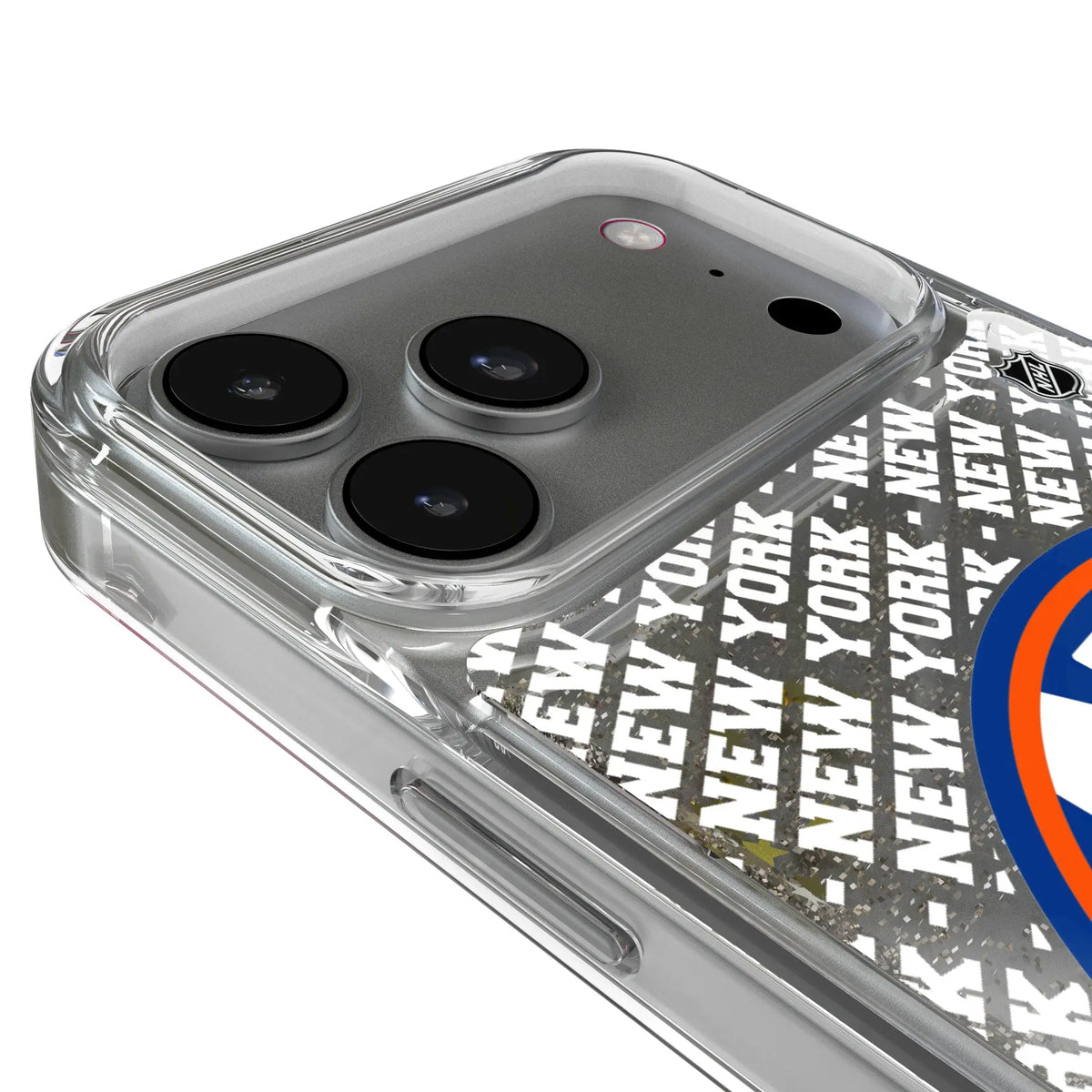 New York Islanders Personalized EndZone Plus iPhone Glitter Phone Case for Apple iPhone - Detail#Device_iPhone 17 Pro Max