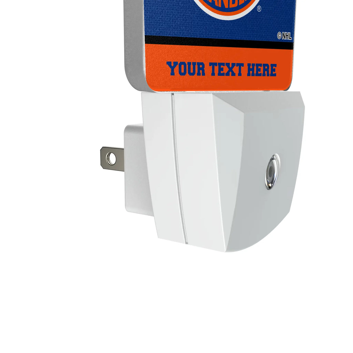 New York Islanders Personalized Endzone Solid Night Light 2-Pack - Detail